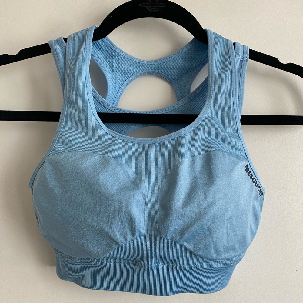 Blue Sports Bra